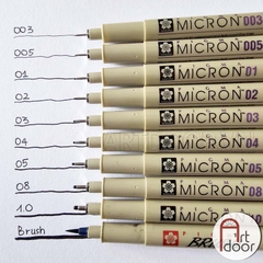 Bút line kháng nước Đen SAKURA Micron (cây lẻ)