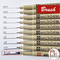Bút line kháng nước Đen SAKURA Micron (cây lẻ)