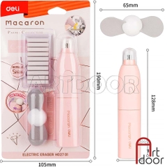 Bút gôm tẩy Điện DELI hai đầu kèm lõi thay