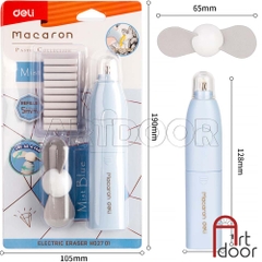 Bút gôm tẩy Điện DELI hai đầu kèm lõi thay