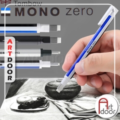 Bút gôm tẩy chì TOMBOW Mono Zero (Tròn/ Dẹt) cao cấp tẩy sạch chi tiết siêu nhỏ