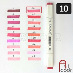 Bút marker TOUCHLIIT 6 (số 0~120) diễn họa kiến trúc, đô thị, đồ án nội thất