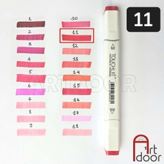 Bút marker TOUCHLIIT 6 (số 0~120) diễn họa kiến trúc, đô thị, đồ án nội thất
