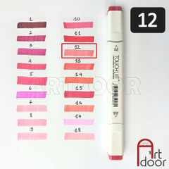 Bút marker TOUCHLIIT 6 (số 0~120) diễn họa kiến trúc, đô thị, đồ án nội thất