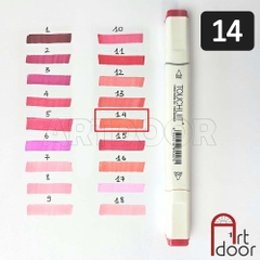 Bút marker TOUCHLIIT 6 (số 0~120) diễn họa kiến trúc, đô thị, đồ án nội thất