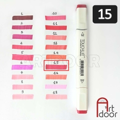 Bút marker TOUCHLIIT 6 (số 0~120) diễn họa kiến trúc, đô thị, đồ án nội thất
