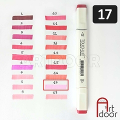 Bút marker TOUCHLIIT 6 (số 0~120) diễn họa kiến trúc, đô thị, đồ án nội thất