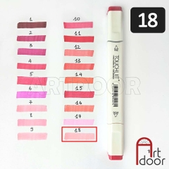 Bút marker TOUCHLIIT 6 (số 0~120) diễn họa kiến trúc, đô thị, đồ án nội thất