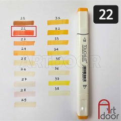 Bút marker TOUCHLIIT 6 (số 0~120) diễn họa kiến trúc, đô thị, đồ án nội thất
