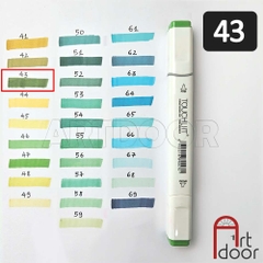 Bút marker TOUCHLIIT 6 (số 0~120) diễn họa kiến trúc, đô thị, đồ án nội thất