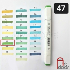 Bút marker TOUCHLIIT 6 (số 0~120) diễn họa kiến trúc, đô thị, đồ án nội thất