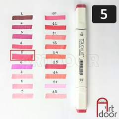 Bút marker TOUCHLIIT 6 (số 0~120) diễn họa kiến trúc, đô thị, đồ án nội thất