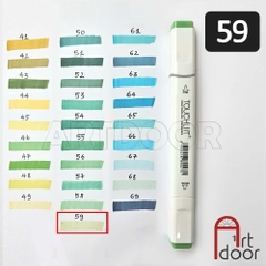 Bút marker TOUCHLIIT 6 (số 0~120) diễn họa kiến trúc, đô thị, đồ án nội thất