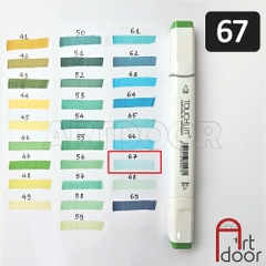 Bút marker TOUCHLIIT 6 (số 0~120) diễn họa kiến trúc, đô thị, đồ án nội thất