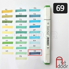 Bút marker TOUCHLIIT 6 (số 0~120) diễn họa kiến trúc, đô thị, đồ án nội thất