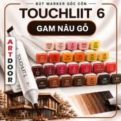 Bút marker TOUCHLIIT 6 (số 0~120) diễn họa kiến trúc, đô thị, đồ án nội thất