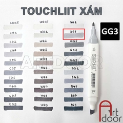 Bút marker TOUCHLIIT 6 (tông Xám) diễn họa kiến trúc, đô thị, đồ án nội thất