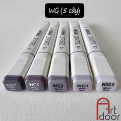 Bút marker TOUCHLIIT 6 (tông Xám) diễn họa kiến trúc, đô thị, đồ án nội thất