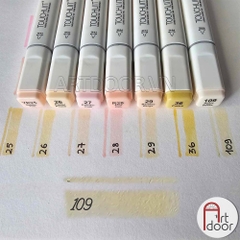 Bút marker TOUCHLIIT 6 (màu Da) vẽ da người, truyện tranh, manga, minh họa