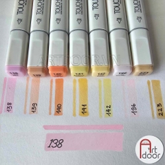 Bút marker TOUCHLIIT 6 (màu Da) vẽ da người, truyện tranh, manga, minh họa