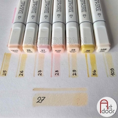 Bút marker TOUCHLIIT 6 (màu Da) vẽ da người, truyện tranh, manga, minh họa