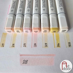 Bút marker TOUCHLIIT 6 (màu Da) vẽ da người, truyện tranh, manga, minh họa