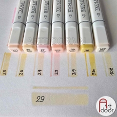 Bút marker TOUCHLIIT 6 (màu Da) vẽ da người, truyện tranh, manga, minh họa