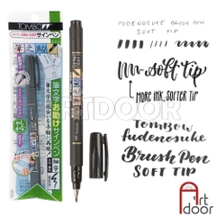 Bút màu viết thư pháp TOMBOW Fudenosuke (cây lẻ) - [xả kho]