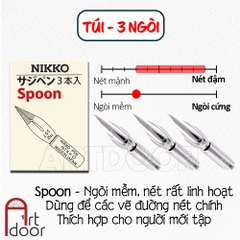 Bút sắt vẽ manga HOLBEIN Nikko cao cấp Nhật Bản, mực vẽ, giấy vẽ truyện tranh (món lẻ)