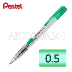 Bút chì kim bấm PENTEL Techniclick bấm cạnh chính hãng PD105 (đầu 05)