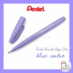 Bút màu viết thư pháp PENTEL Fude Touch (cây lẻ) - [xả kho]