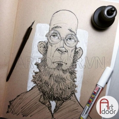 Bút sơn Acrylic KURETAKE Posterman lâu phai (hàng Nhật) vẽ vải, nhựa, kính, gỗ, đá, sứ, làm thiệp - [xả kho]