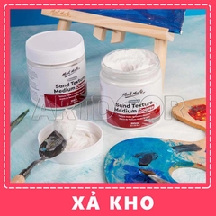 Cát Trắng trộn màu Acrylic MONT MARTE  siêu mịn (250ml) vẽ tranh 3D, tạo hiệu ứng đắp nổi - [xả kho]