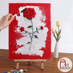 Cát Trắng trộn màu Acrylic siêu mịn (300g) vẽ tranh 3D, tạo hiệu ứng đắp nổi
