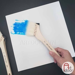 Cọ vẽ quét Mảng màu nước ART SECRET lông Dê nghiêng (6620)