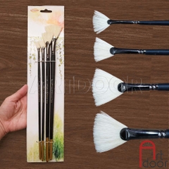 Cọ vẽ đầu Quạt ARTPOWER lông Heo Mix (MA113)