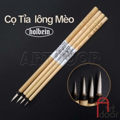 Cọ vẽ đầu Tỉa thư pháp HOLBEIN Tamage Hakkei lông Mèo Nhật Bản