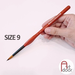 Cọ vẽ đầu tròn HAND (ZBS2), ARTPOWER (ZBS2) học vẽ trang trí màu nước, pentel poster, gouache