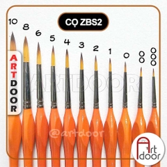 Cọ vẽ đầu tròn HAND (ZBS2), ARTPOWER (ZBS2) học vẽ trang trí màu nước, pentel poster, gouache