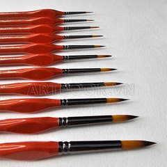 Cọ vẽ đầu tròn HAND (ZBS2), ARTPOWER (ZBS2) học vẽ trang trí màu nước, pentel poster, gouache