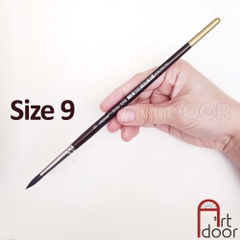 Cọ vẽ đầu Tròn màu nước ARTPOWER lông Sói (A688)