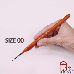 Cọ vẽ đầu tròn HAND (ZBS2) học vẽ màu nước, pentel poster, gouache, luyện thi trang trí màu