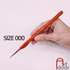 Cọ vẽ đầu tròn HAND (ZBS2) học vẽ màu nước, pentel poster, gouache, luyện thi trang trí màu
