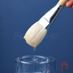 Cọ vẽ Tán màu SUNWAY lông Thỏ Mix xù mềm tô màu Nước, Acrylic, Gouache