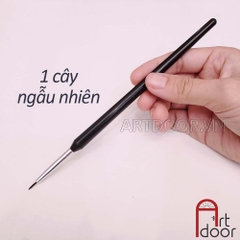 Cọ vẽ Tỉa nét siêu mảnh (giá Rẻ) tập vẽ màu Nước, Acrylic, Gouache, đất sét, số hoá