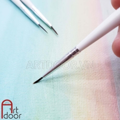 Cọ vẽ Tỉa nét siêu mảnh (giá Rẻ) tập vẽ màu Nước, Acrylic, Gouache, đất sét, số hoá