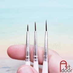 Cọ vẽ Tỉa nét siêu mảnh (giá Rẻ) tập vẽ màu Nước, Acrylic, Gouache, đất sét, số hoá
