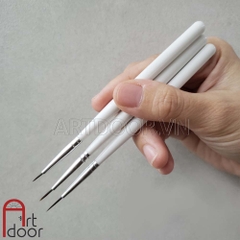 Cọ vẽ Tỉa nét siêu mảnh (giá Rẻ) tập vẽ màu Nước, Acrylic, Gouache, đất sét, số hoá