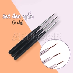 Cọ vẽ Tỉa nét siêu mảnh (giá Rẻ) tập vẽ màu Nước, Acrylic, Gouache, đất sét, số hoá