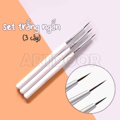 Cọ vẽ Tỉa nét siêu mảnh (giá Rẻ) tập vẽ màu Nước, Acrylic, Gouache, đất sét, số hoá